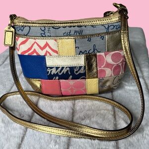 GUC Coach Patchwork Small Crossbody Bag